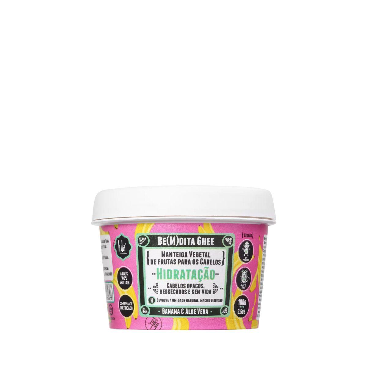 MÁSCARA CAPILAR BE(M)DITA GHEE HIDRATAÇÃO LOLA COSMETICS 100G