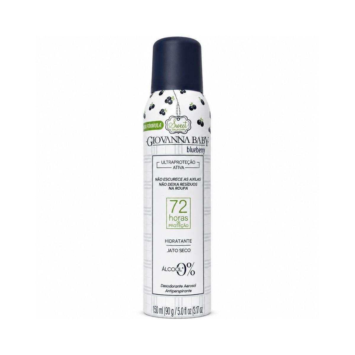 DESODORANTE AEROSOL GIOVANNA BABY BLUEBERRY 150ML