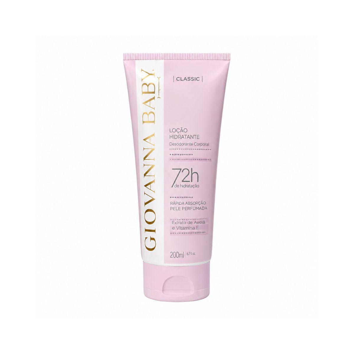 LOÇÂO HIDRATANTE CORPORAL CLASSIC GIOVANNA BABY 200ML