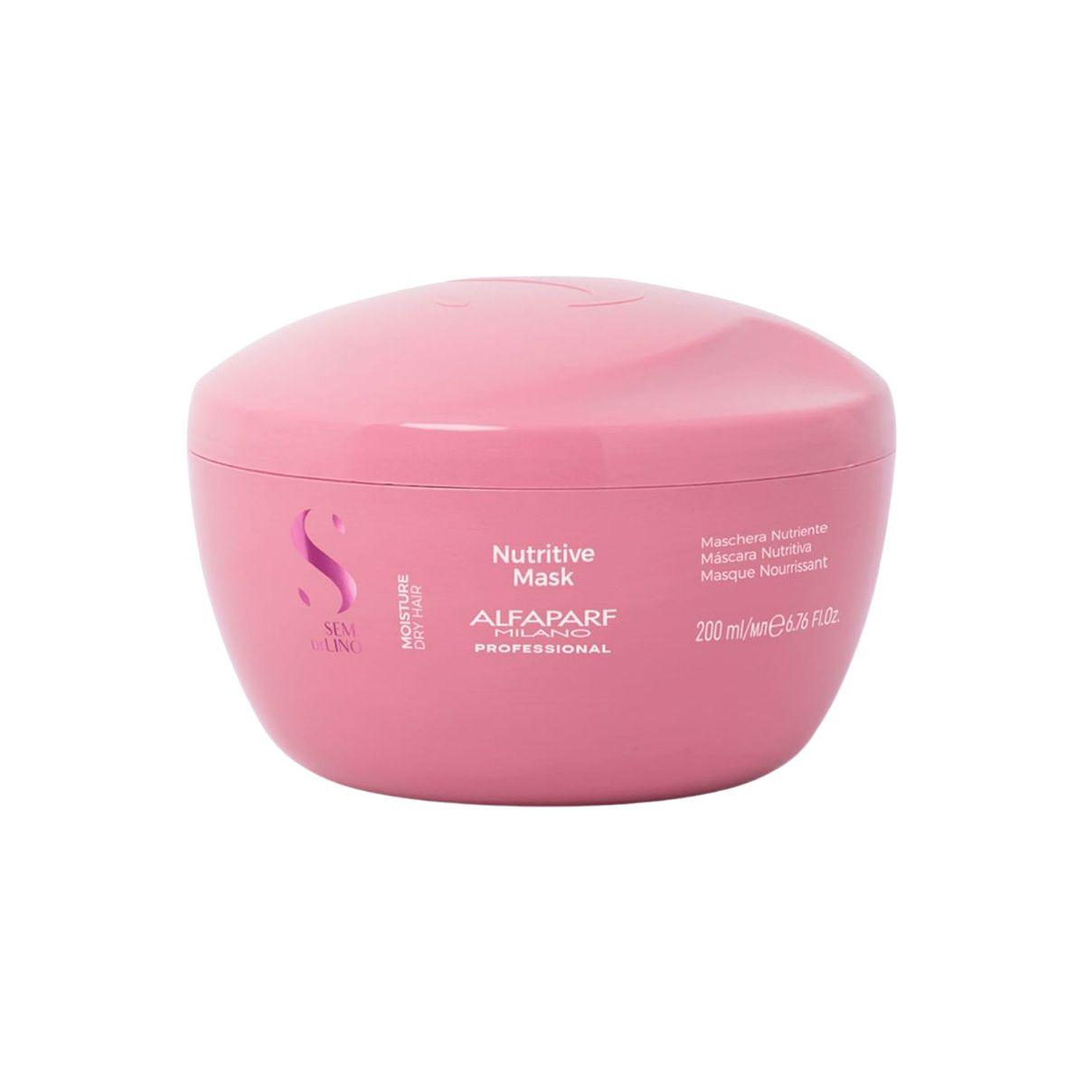 MÁSCARA CONDICIONADORA SEMI DI LINO NUTRITIVE MOISTURE DRY HAIR ALFAPARF 200ML