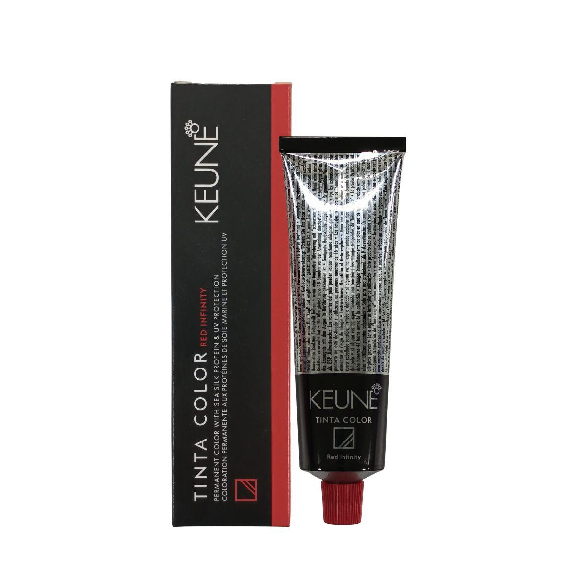 COLORAÇÃO TINTA COLOR LOURO ESCURO VERMELHO INTENSO INFINITY 6.66 RI KEUNE 60ML