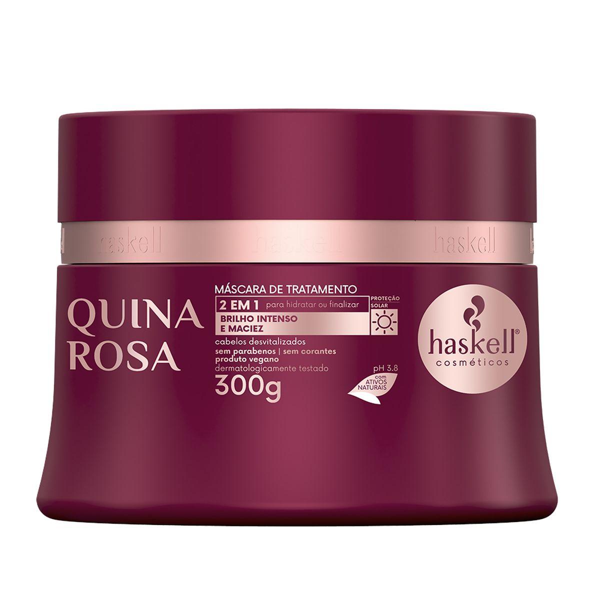 MÁSCARA DE HIDRATAÇÃO QUINA ROSA HASKELL 300G