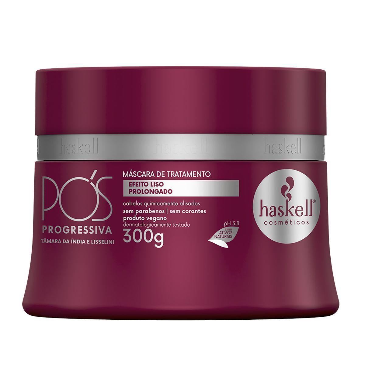 MÁSCARA DE HIDRATAÇÃO PÓS PROGRESSIVA HASKELL 300G