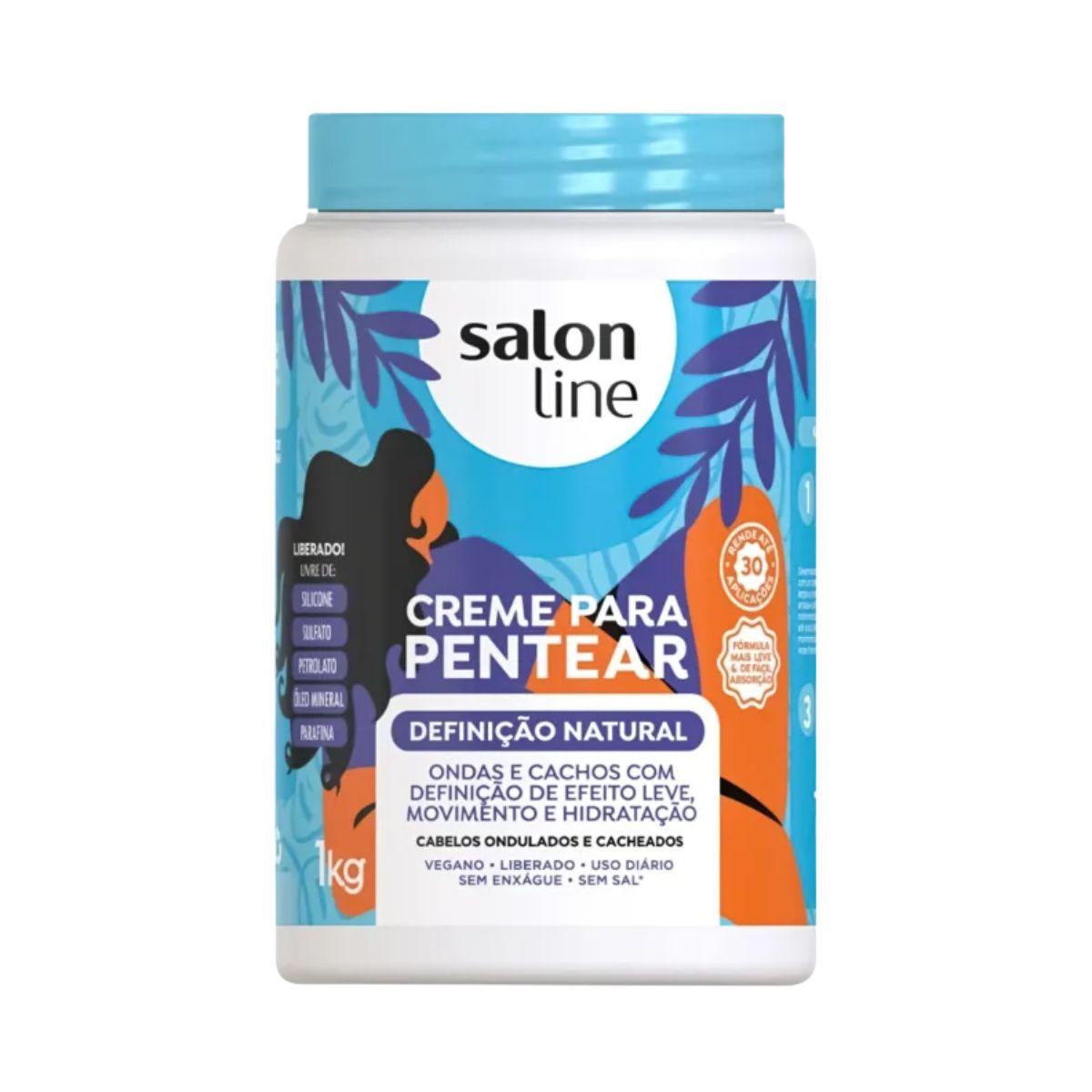 CREME DE PENTEAR DEFINIÇÃO NATURAL SALON LINE 1KG