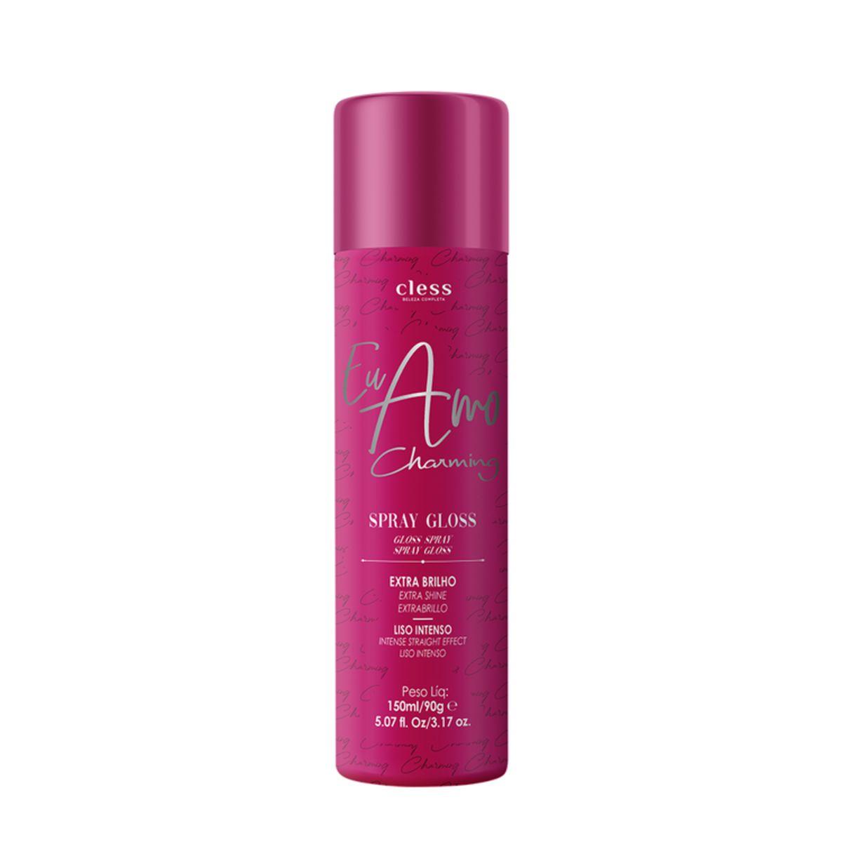 SPRAY DE BRILHO GLOSS EU AMO CHARMING CLESS 150ML