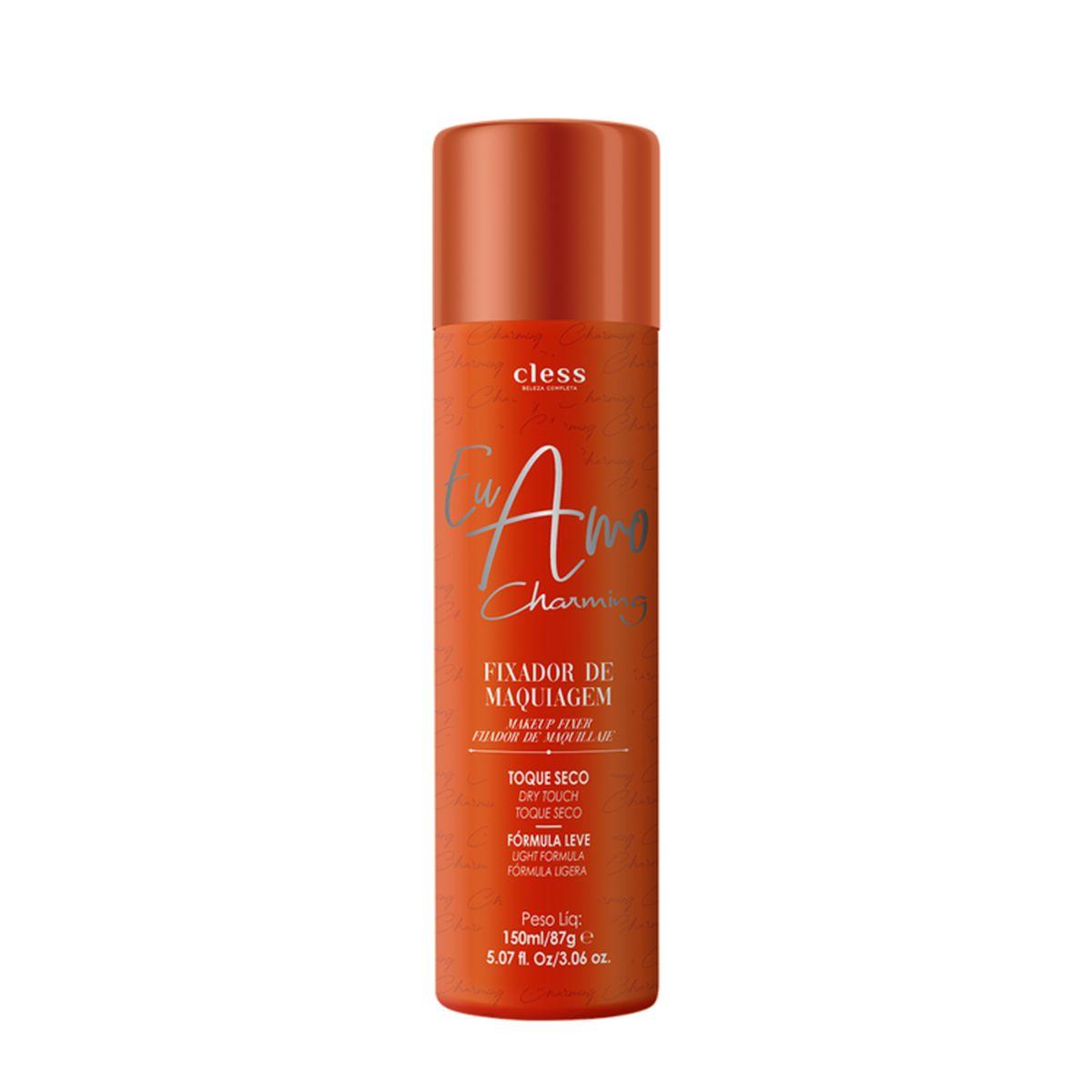 SPRAY FIXADOR DE MAQUIAGEM EU AMO CHARMING CLESS 150ML