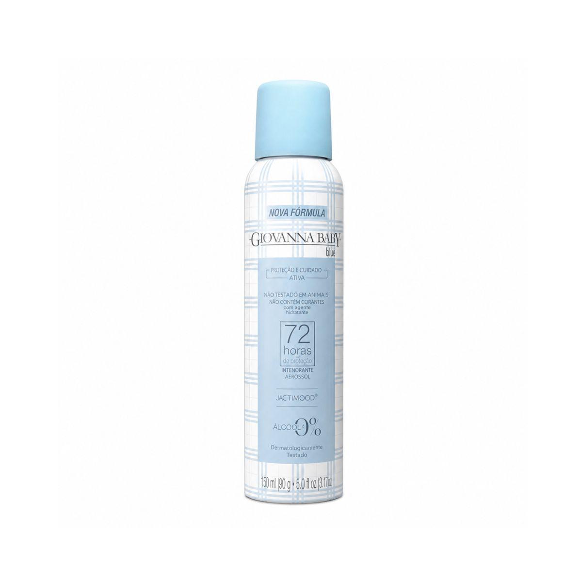 DESODORANTE ANTITRANSPIRANTE AEROSOL BLUE GIOVANNA BABY 150ML
