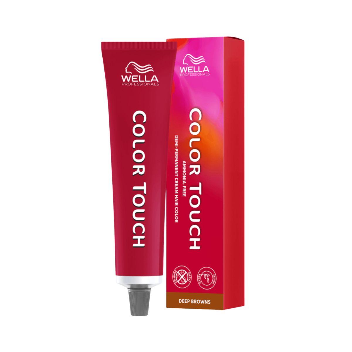 TONALIZANTE COLOR TOUCH 5/71 CASTANHO CLARO MARROM ACINZENTADO WELLA PROFISSIONA