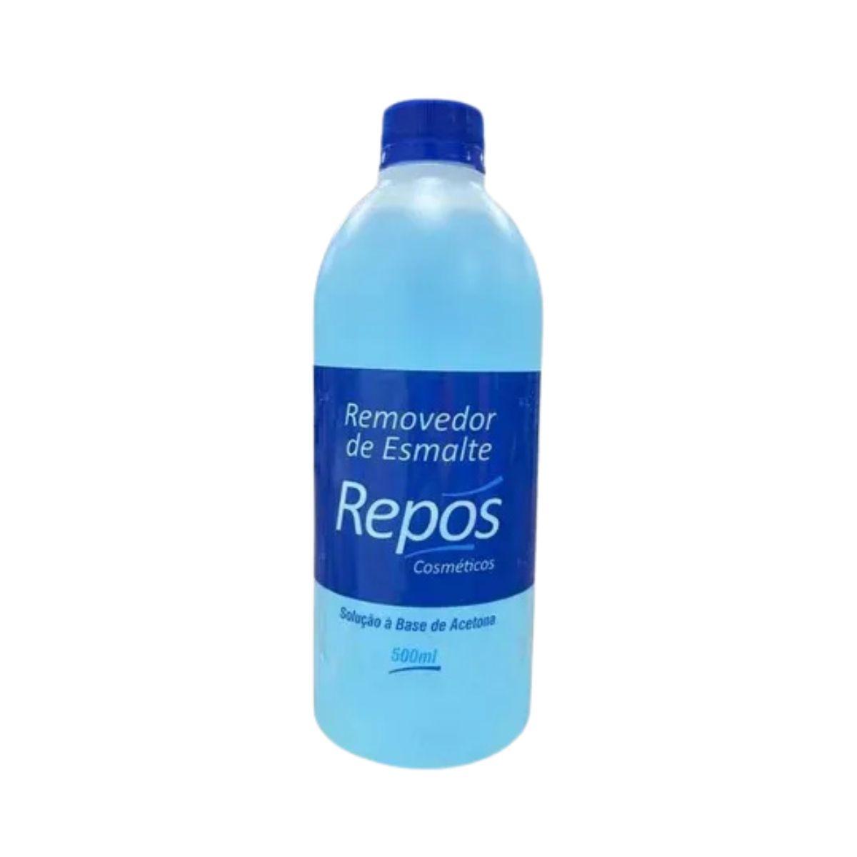 REMOVEDOR DE ESMALTES COM ACETONA REPOS 500ML