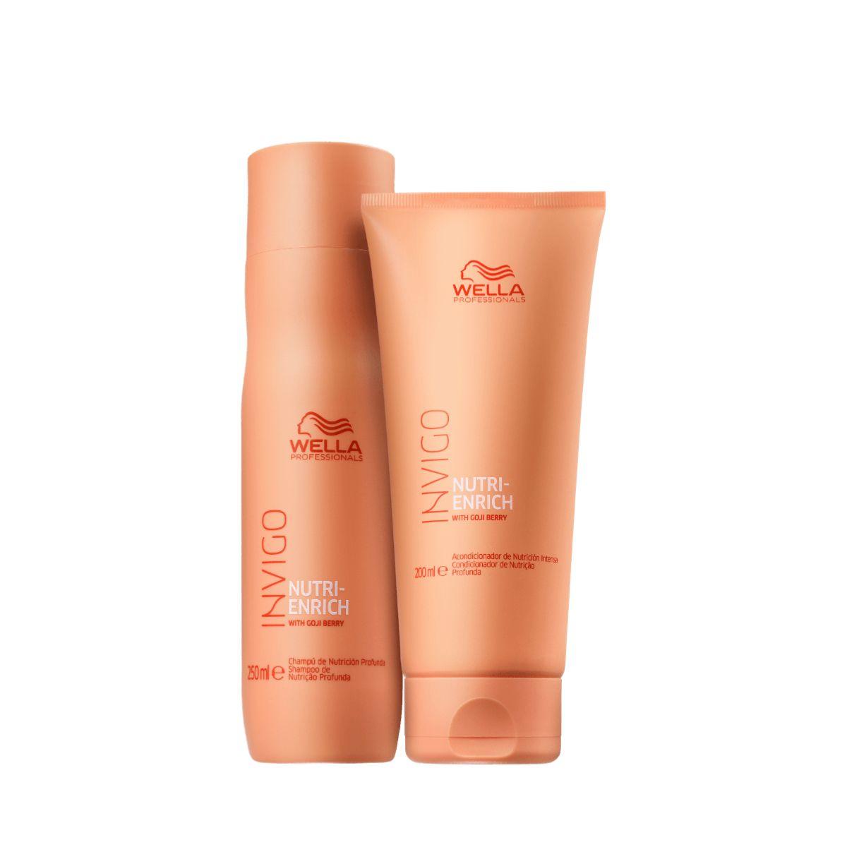 KIT WELLA PROFISSIONALS INVIGO NUTRI ENRICH SHAMPOO 250ML + CONDICIONADOR 200ML