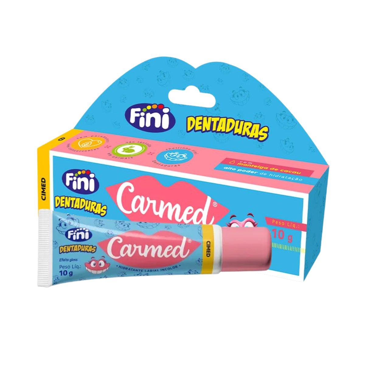 HIDRATANTE LABIAL FINI DENTADURA CARMED 10G