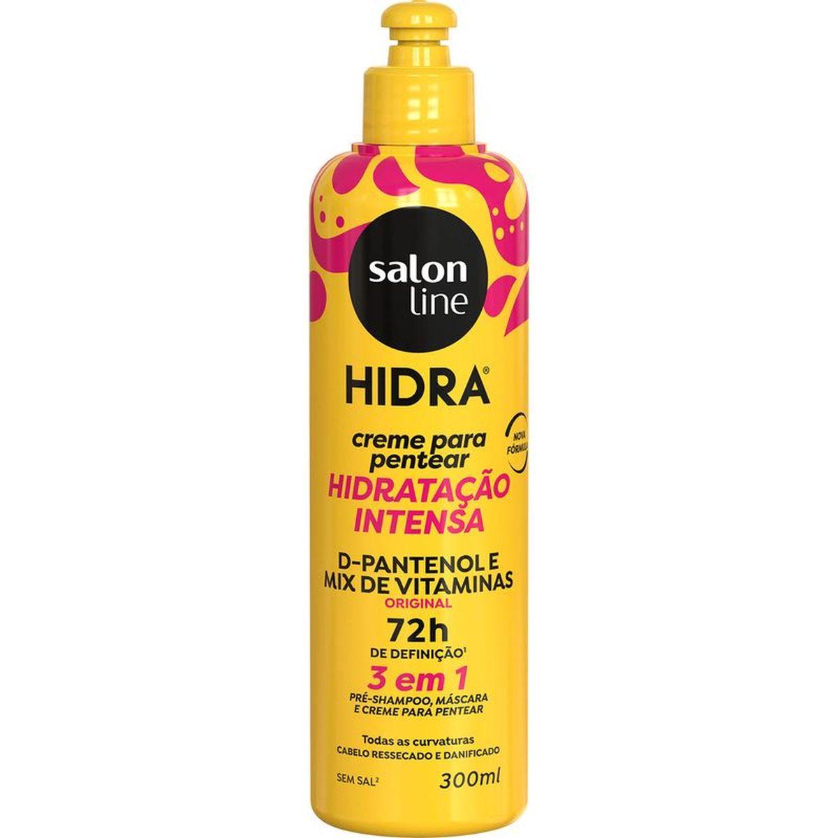 CREME DE PENTEAR HIDRA 3 EM 1 D - PANTENOL  SALON LINE 300ML