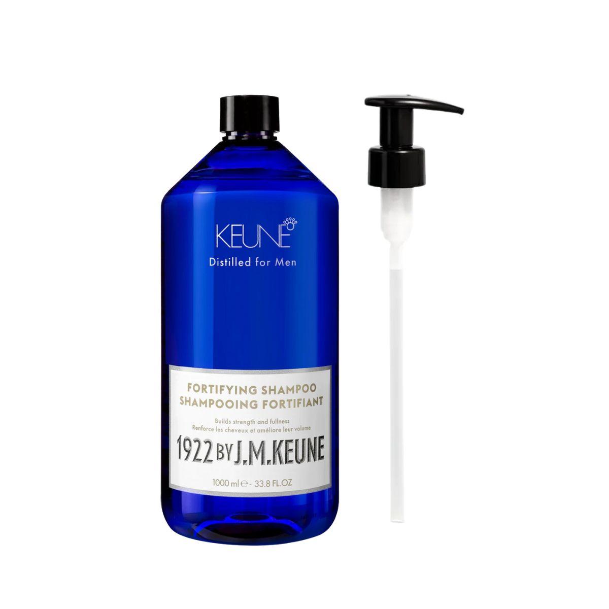 KIT KEUNE SHAMPOO FORTIFYING 1000ML + VALVULA PUMP