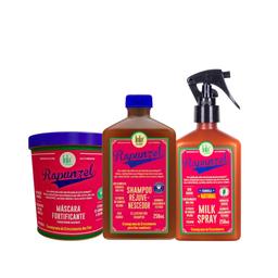 KIT LOLA COSMETICS RAPUNZEL CRESCIMENTO SHAMPOO + MÁSCARA + TÔNICO