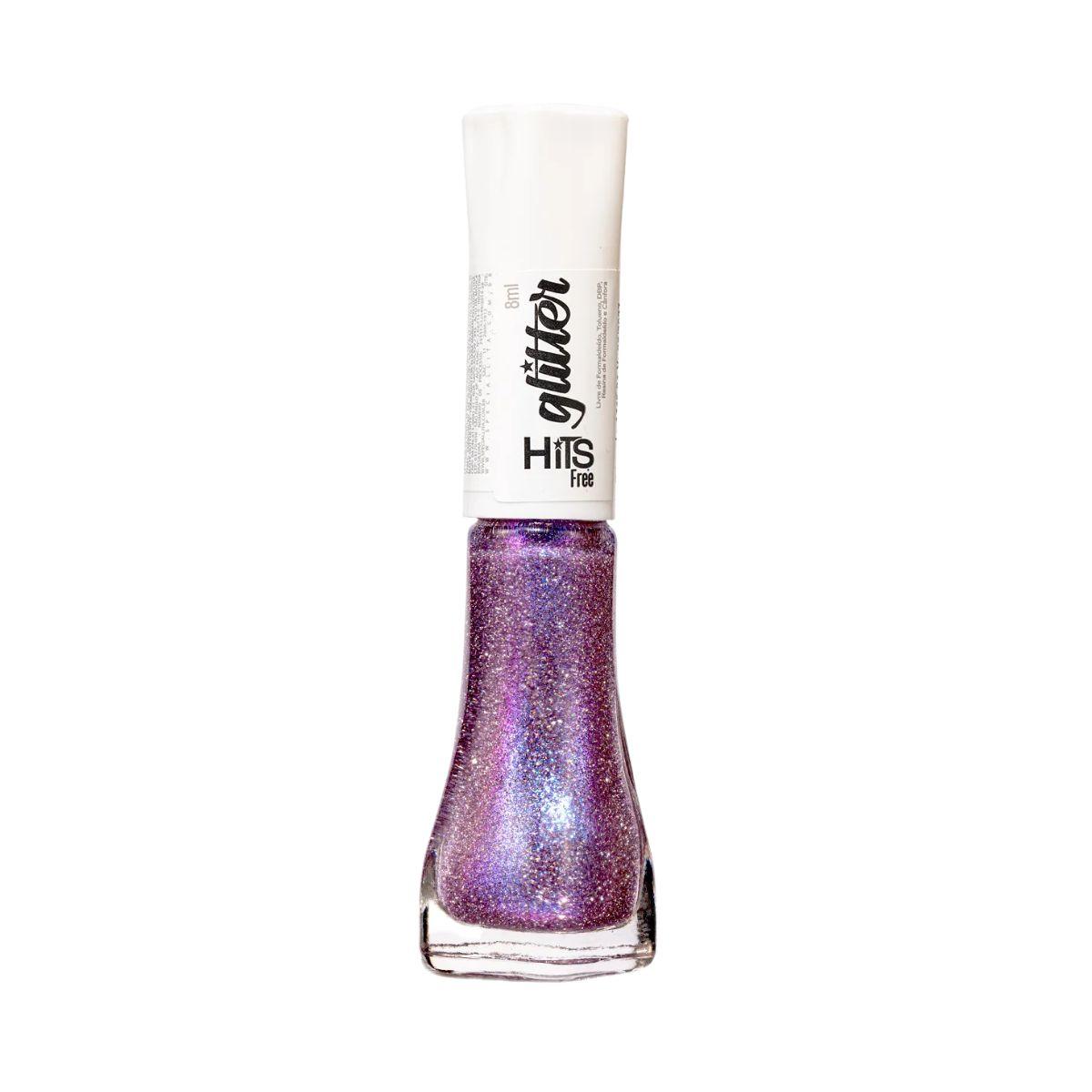 ESMALTE GLITTER DIAMANTE VIOLETA HITS