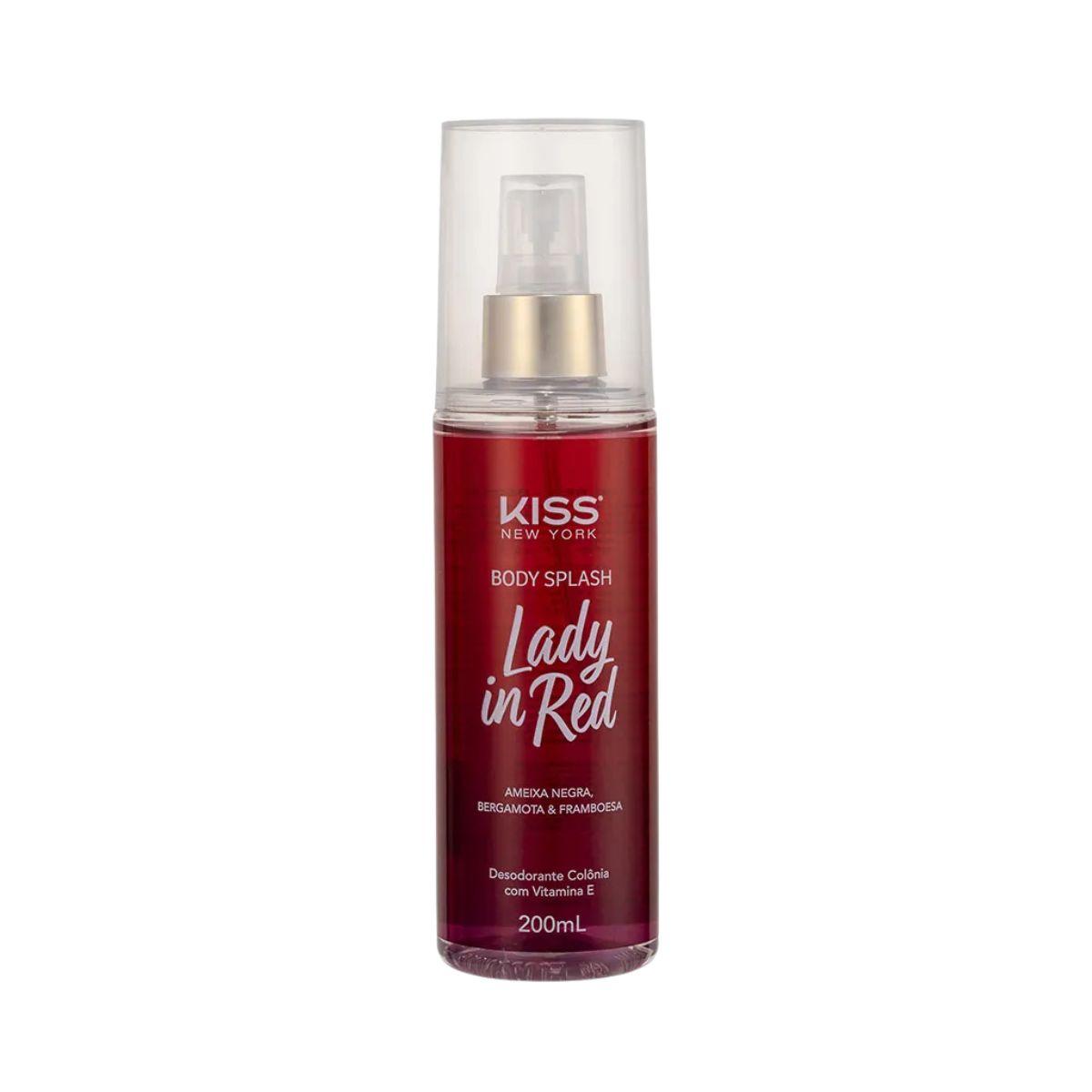 BODY SPLASH LADY IN RED - KISS NEW YORK 200ML