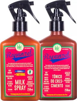 KIT LOLA COSMETICS RAPUNZEL TÔNICO DO CRESCIMENTO E MILK SPRAY