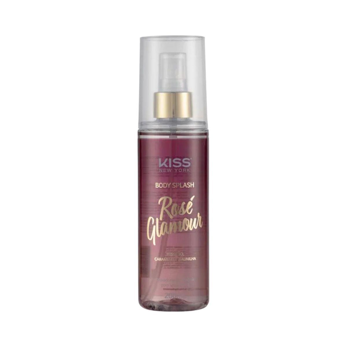 BODY SPLASH ROSE GLAMOUR - KISS NEW YORK 200ML