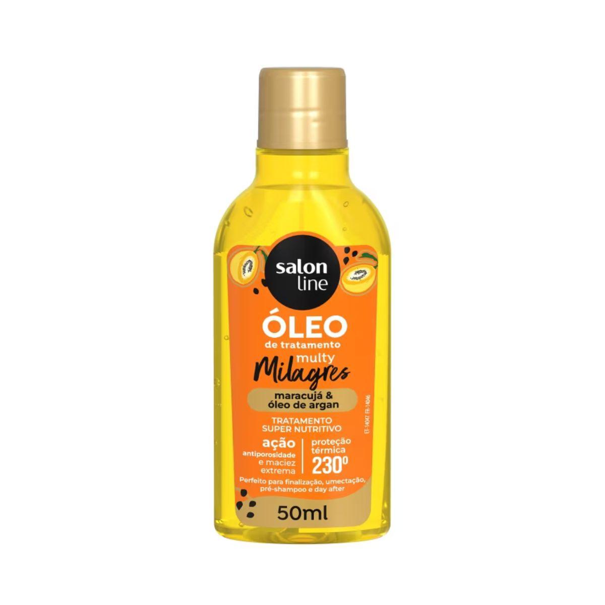 CACHOS DOS SONHOS OLEO CONDICIONADOR MARACUJA MULTY MILAGRES SALON LINE 50ML