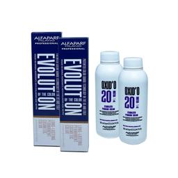 KIT ALFAPARF 9.21 LOURO CLARSSIMO IRIS CINZA 2 COLORAO + 2 OX 20VOL