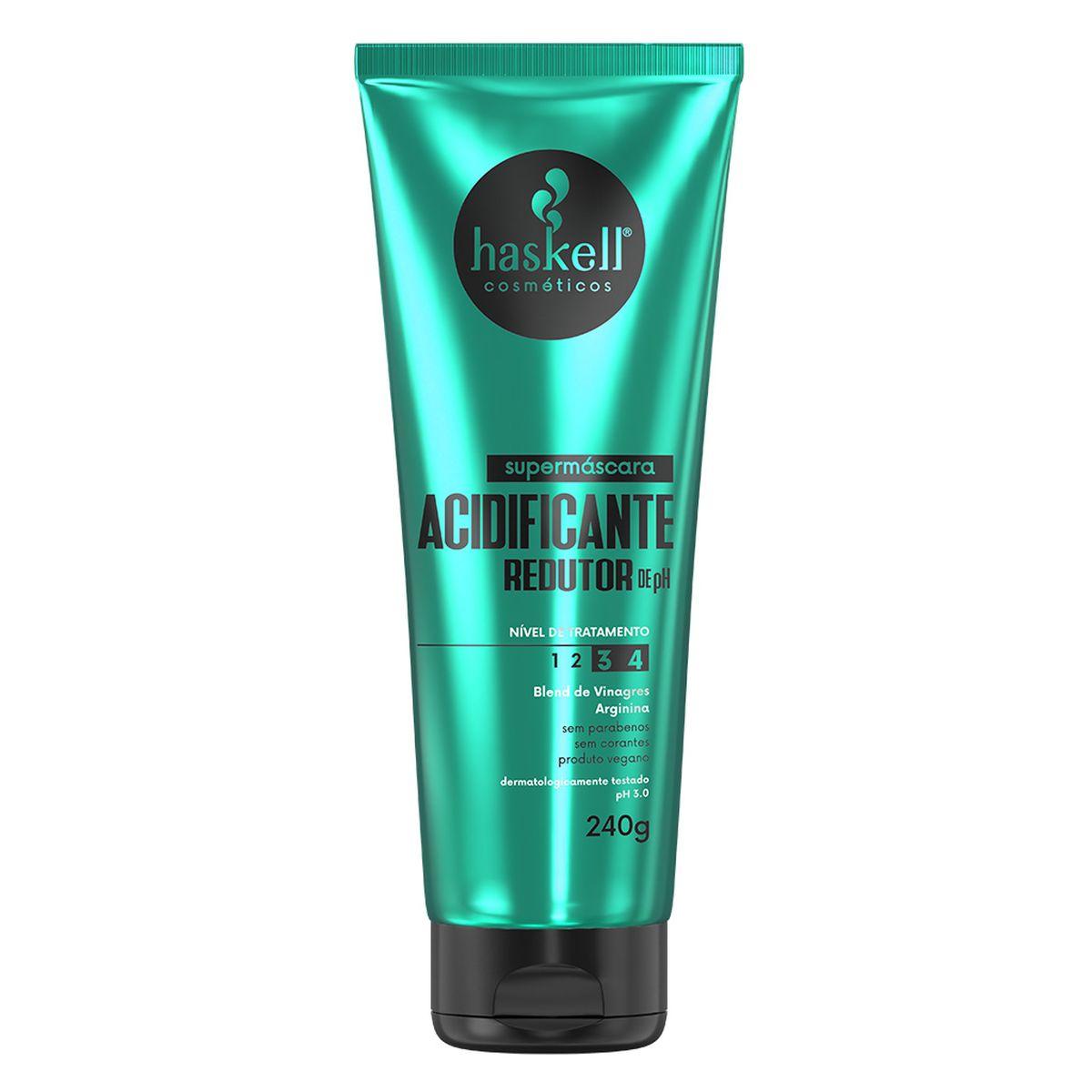 SUPERMÁSCARA  ACIDIFICANTE REDUTOR PH HASKELL 240GR