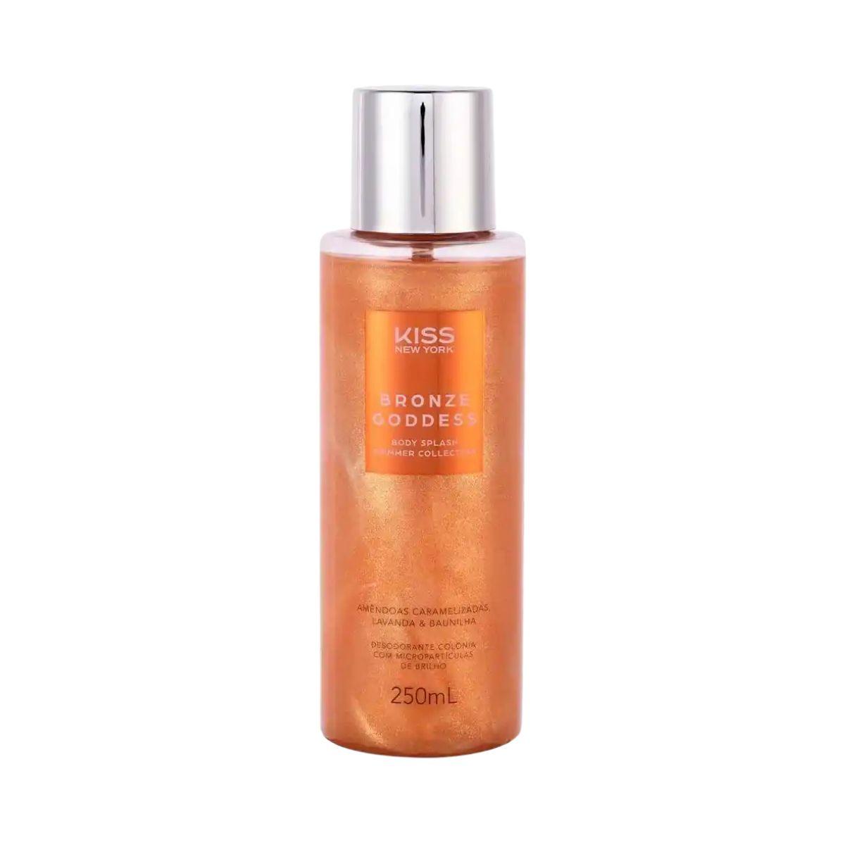BODY SPLASH SHIMMER BRONZE GODDESS KISS NEW YORK 250ML