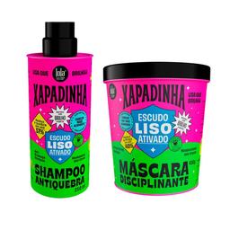 KIT LOLA COSMETICS SHAMPOO E MÁSCARA ANTIQUEBRA E DISCIPLINANTE XAPADINHA