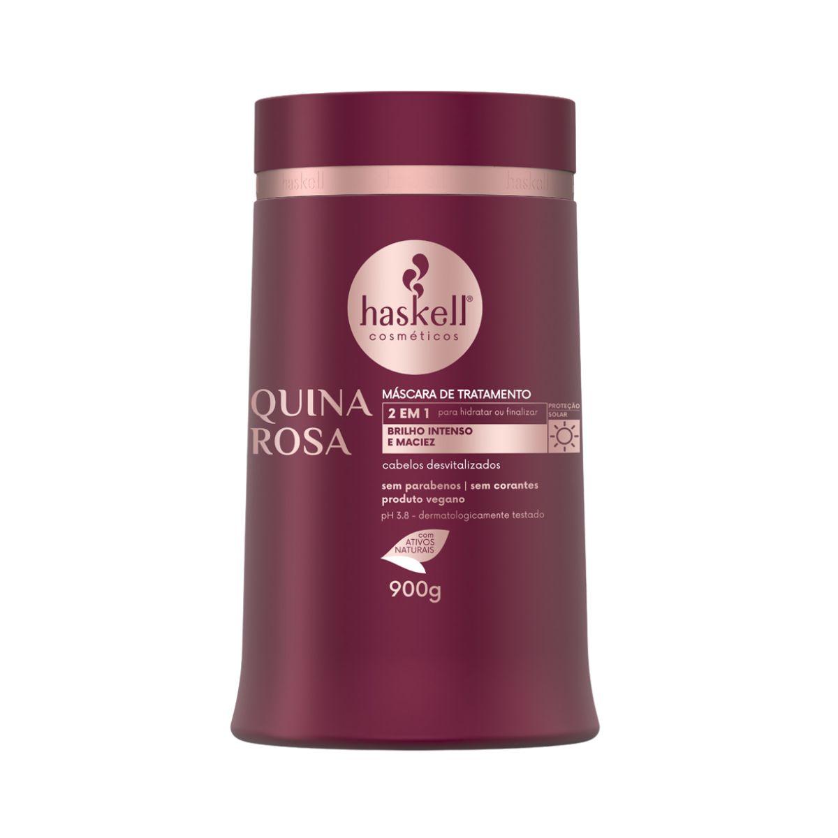 MÁSCARA QUINA ROSA HASKELL 900G