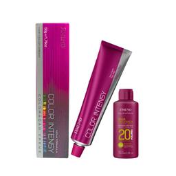 KIT AMEND COLORAÇÃO 0.1 CINZA INTENSIFICADOR COLOR INTENSY 50G + ÁGUA OXIGENADA 