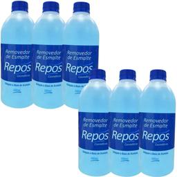 KIT REPÓS 6 REMOVEDORES DE ESMALTES A BASE DE ACETONA 500ML