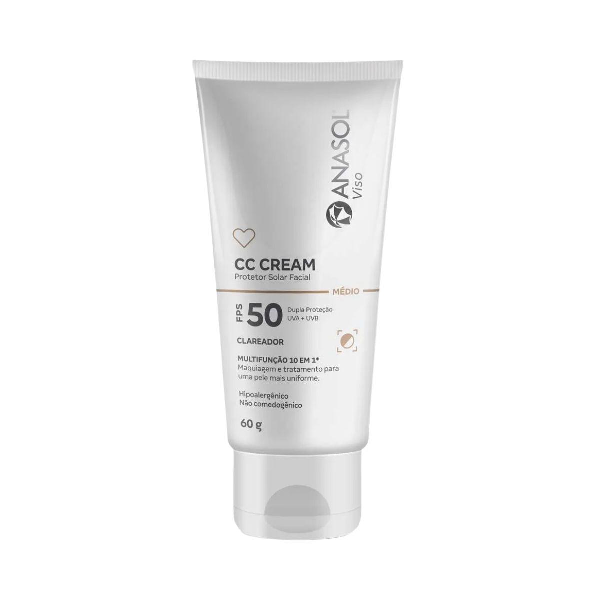CC CREAM FPS5O MÉDIO ANASOL 60G