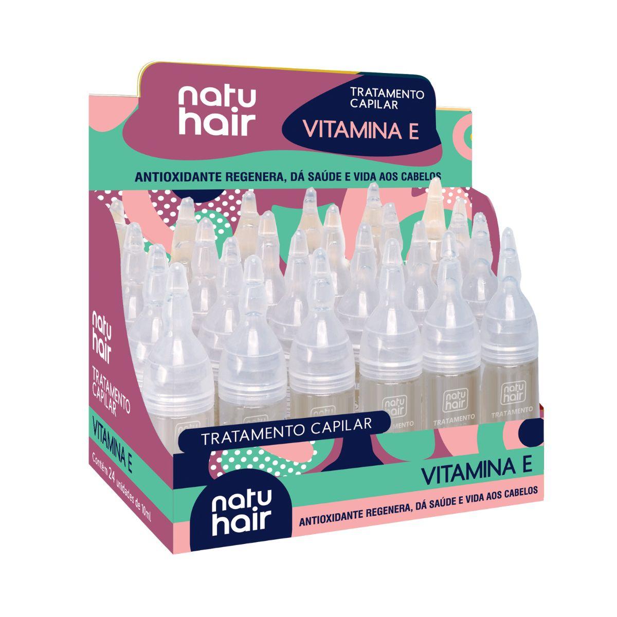 TRATAMENTO CAPILAR NATUHAIR VITAMINA E 10ML