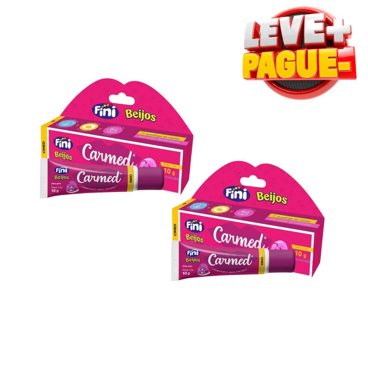 HIDRATANTES LABIAIS CARMED LEVE + PAGUE - FINI BEIJO CARMED 10G