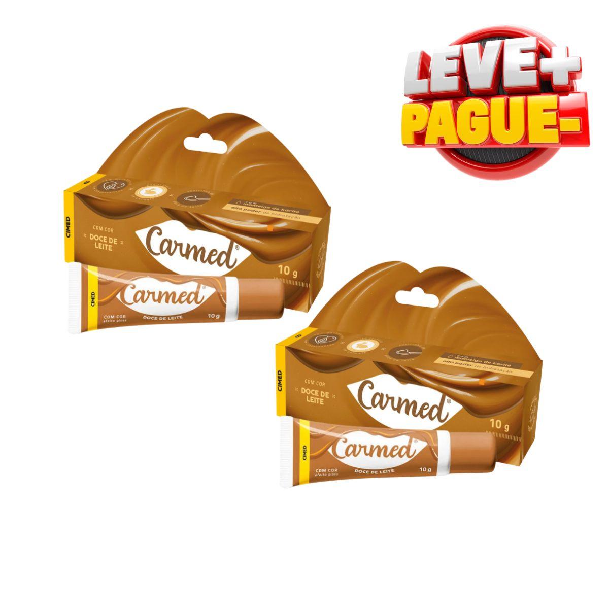 HIDRATANTES LABIAIS CARMED LEVE + PAGUE - DOCE DE LEITE 10G