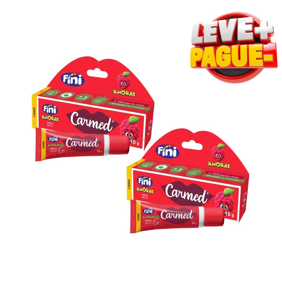 HIDRATANTES LABIAIS CARMED LEVE + PAGUE - AMORA 10G