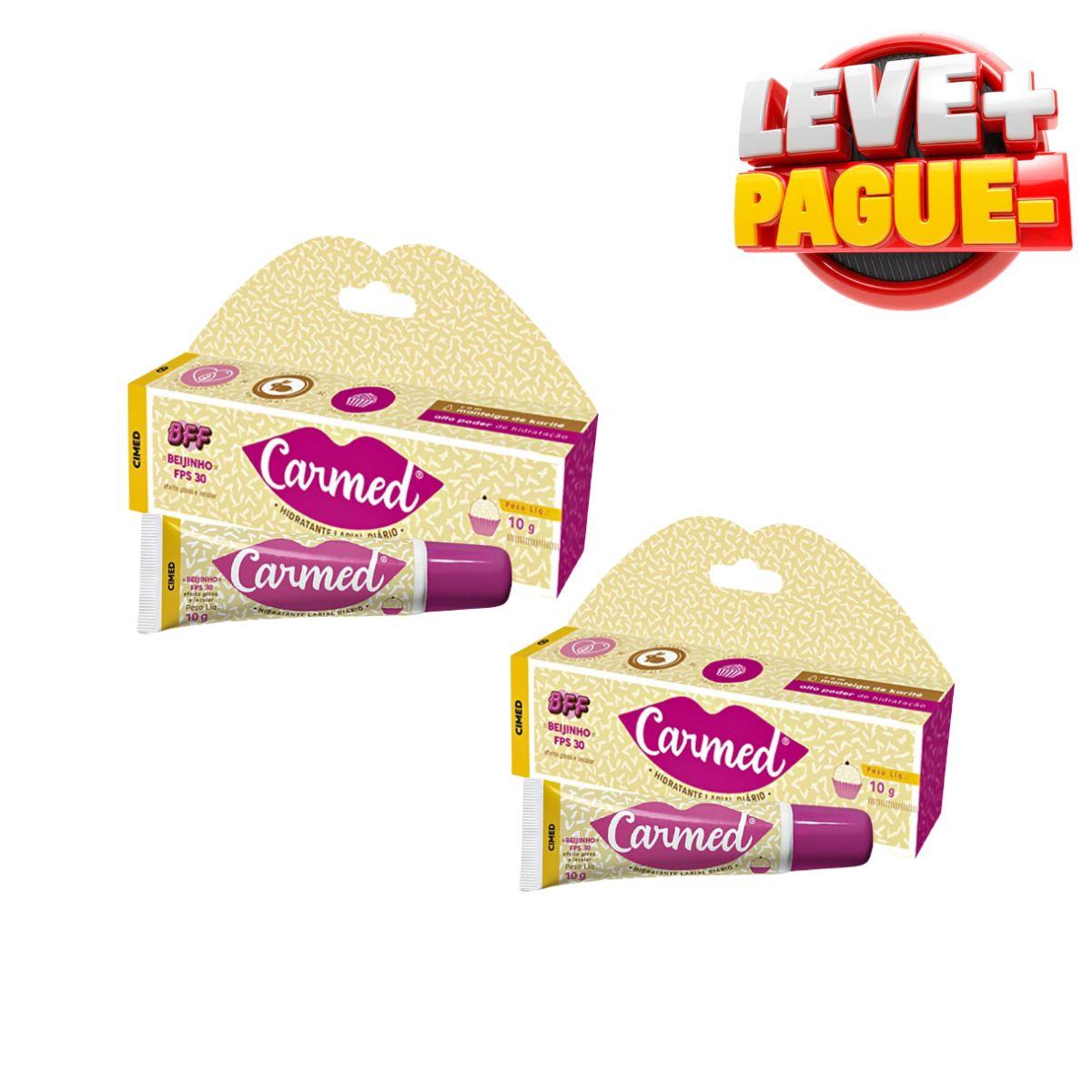 HIDRATANTES LABIAIS CARMED LEVE + PAGUE - BEIJINHO 10G