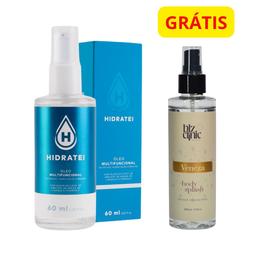 KIT HIDRATEI ÓLEO CAPILAR MULTIFUNCIONAL 60ML + GRÁTIS BODY SPLASH BLZ CLINIC VE