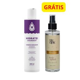 KIT HIDRATEI CONDICIONADOR OAKBERRY 200ML + GRÁTIS BODY SPLASH BLZ CLINIC VENEZA