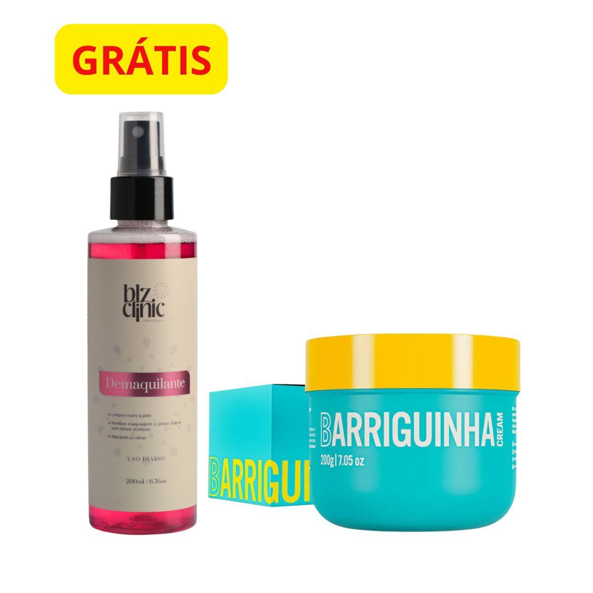 KIT BELEZA BRASILEIRA CREME CORPORAL BARRIGUINHA CREAM 200G + GRÁTIS DEMAQUILANT