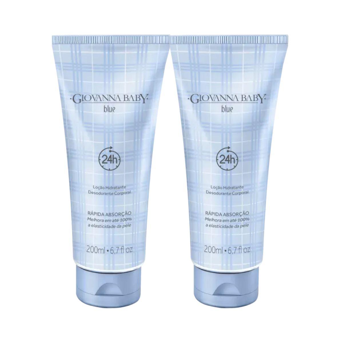 KIT GIOVANNA BABY 2 LOÇOES HIDRATANTE CORPORAL BLUE 200ML