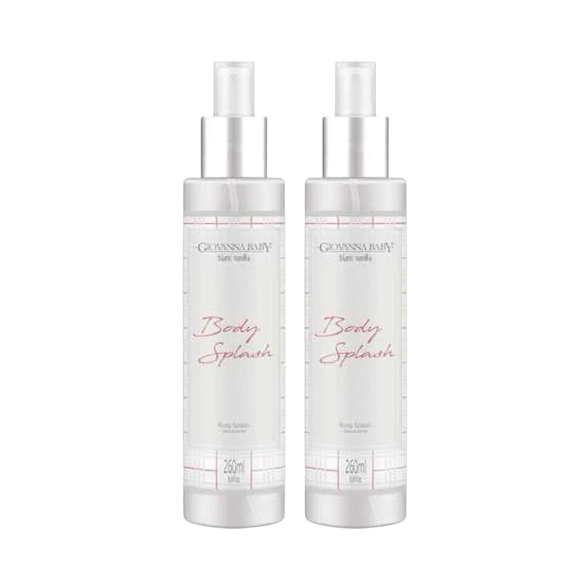 KIT GIOVANNA BABY 2 BODYS SPLASH  BLANC VANILLA 260ML