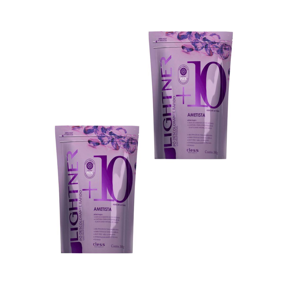 KIT CLESS 2 PÓS DESCOLORANTES LIGHTNER AMETISTA 300G