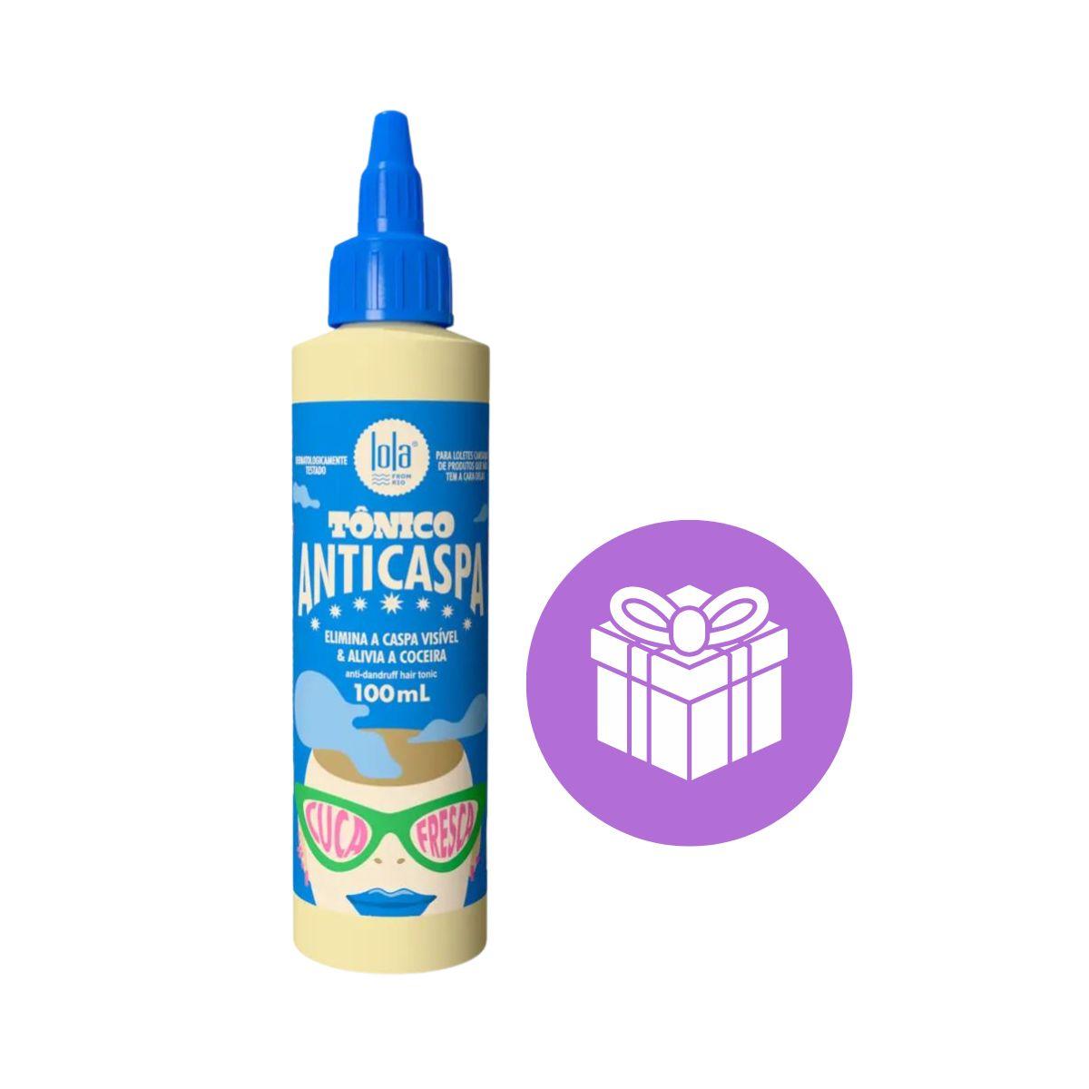 TONICO CUCA FRESCA LOLA COSMETICS 100ML COM ACESSÓRIO PARA CABELO
