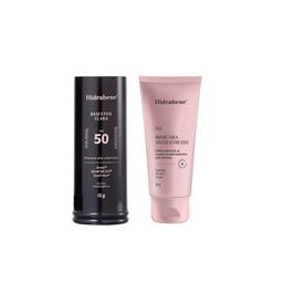 BASE HIDRABENE STICK CLARA FPS50 12G + MÁSCARA ANTIESTRESSE 50G