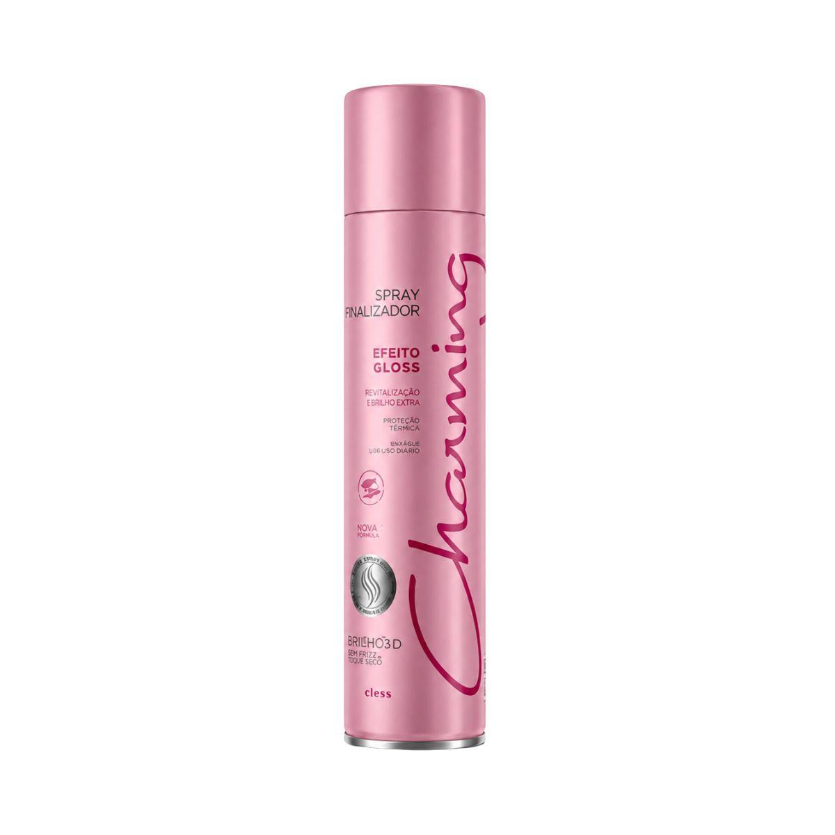 SPRAY BRILHO INTENSO EFEITO GLOSS CHARMING CLESS 400ML