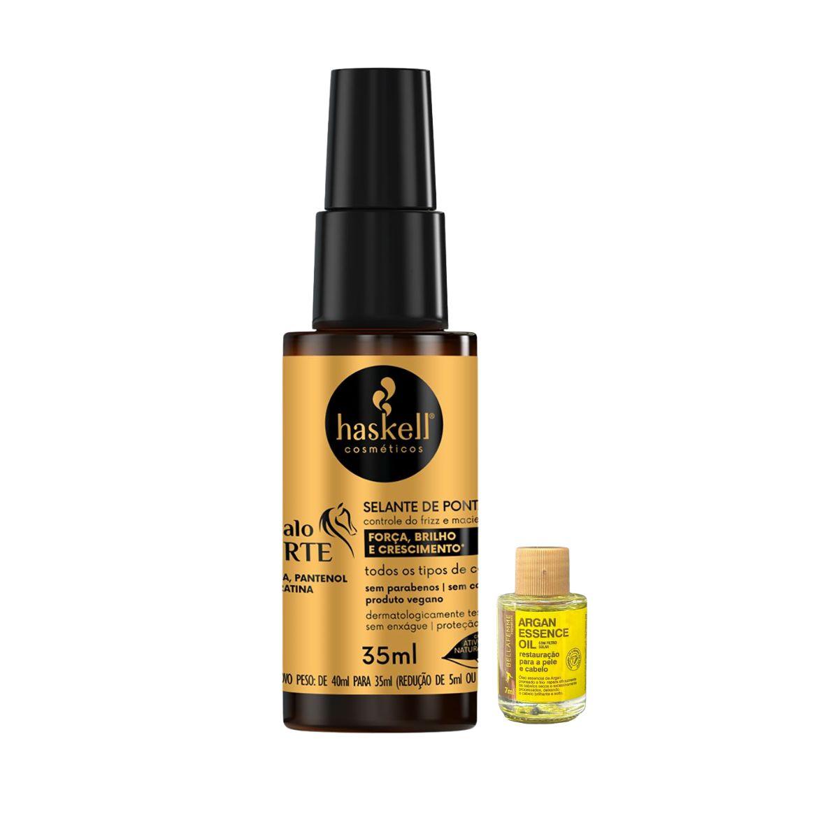 SELANTE DE PONTAS CAVALO FORTE HASKELL 35ML COM ÓLEO BELLA FEMME 7ML