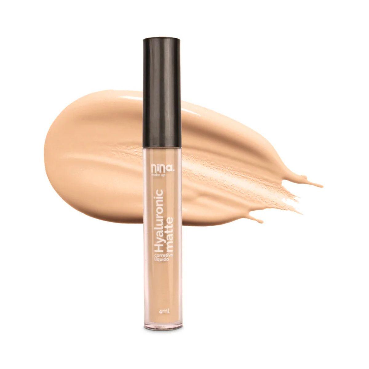 CORRETIVO LÍQUIDO HYALURONIC MATTE COR 2 NINA MAKEUP