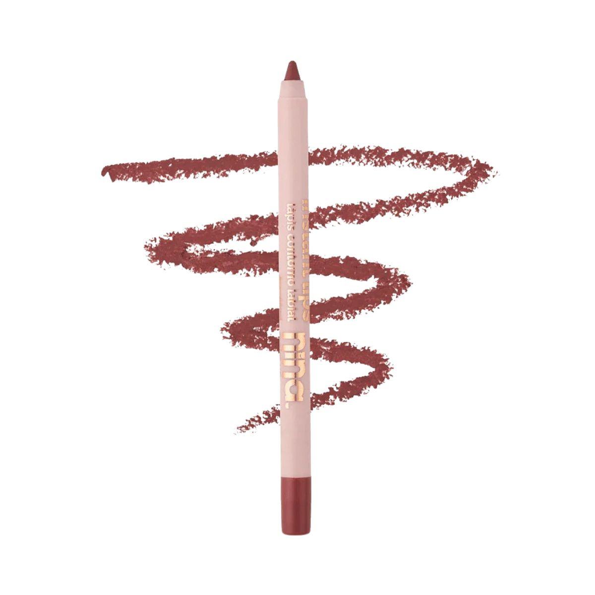 LÁPIS CONTORNO LABIAL INSTANT LIPS ESSÊNCIA NINA MAKEUP