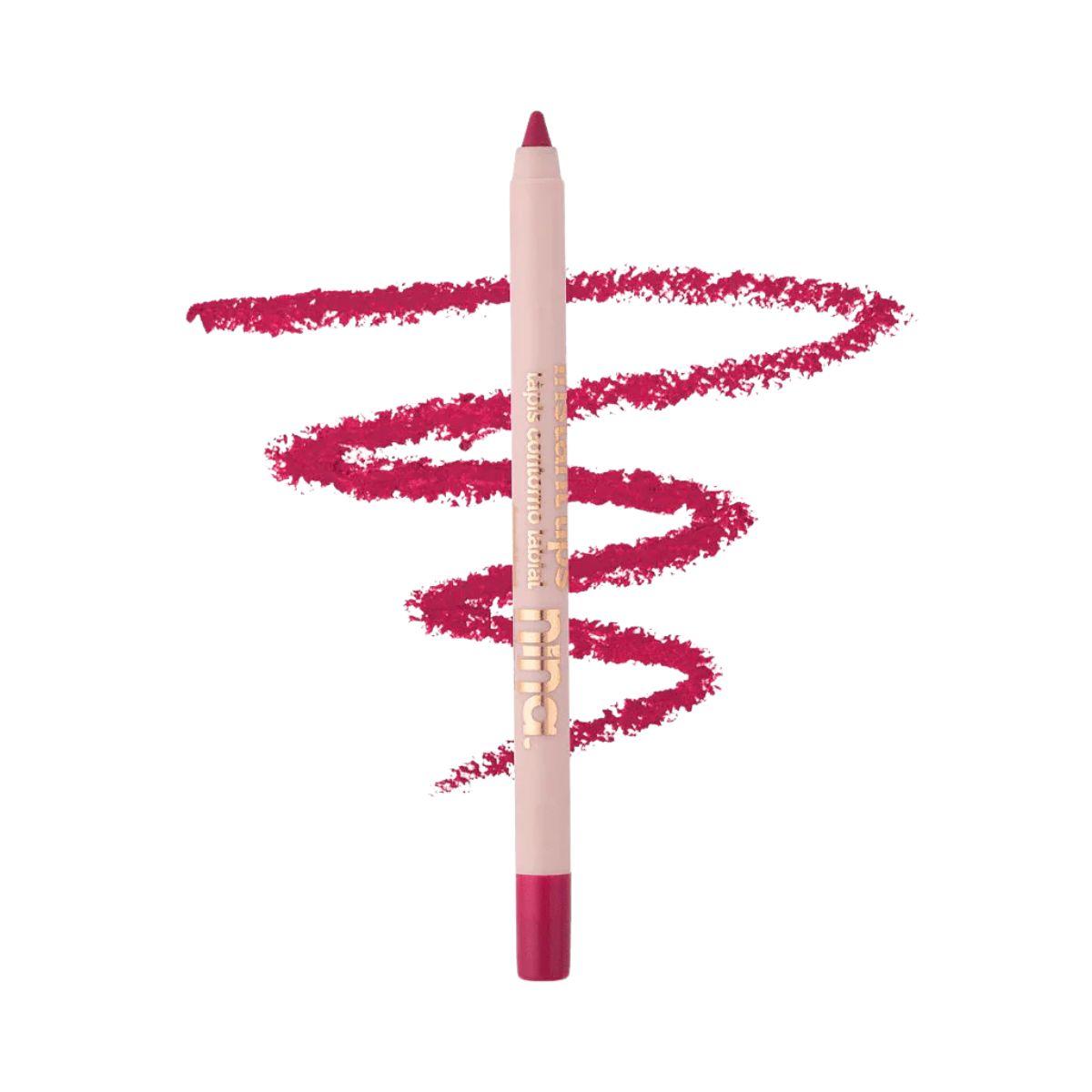 LÁPIS CONTORNO LABIAL INSTANT LIPS INFINITO NINA MAKEUP