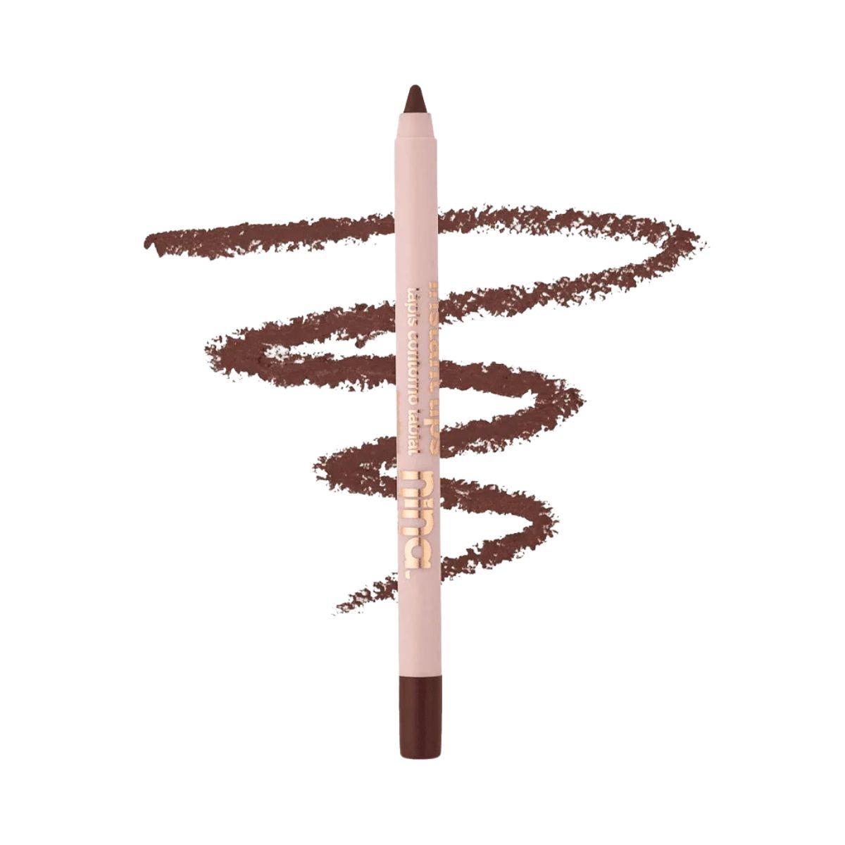 LÁPIS CONTORNO LABIAL INSTANT LIPS PRINCÍPIO NINA MAKEUP